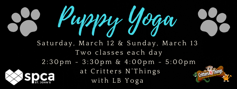 Puppy Yoga - March 12 & 13, 2022