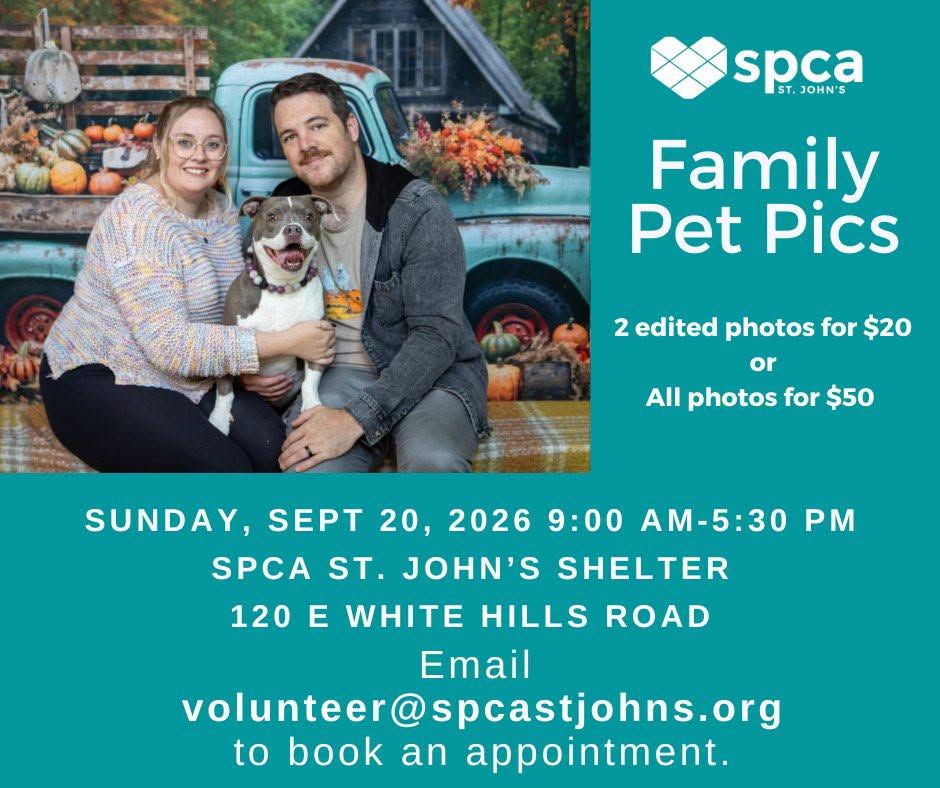 Family Pet Pictures - September 20, 2026